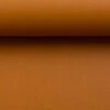 Cognacfarbenes Dezent Genarbtes, Glattes Kunstleder Ocker / Senfgelb - Veganes Lederimitat Meterware