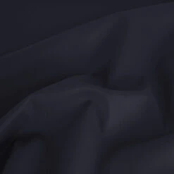 Dunkelblaues Dezent Genarbtes, Glattes Kunstleder Marineblau / Navy - Veganes Lederimitat Meterware