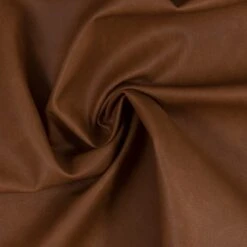 Rehbraun-Meliertes Kunstleder In Antik-Optik - MORA Nougat Vintage Lederimitat Meterware