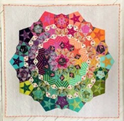 Tula Pink Nova Quilt EPP Paper Pieces Plus English Paper Piecing Schnittmuster!