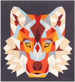 The Wolf Abstractions Quilt - Wolfs Quilt By Violet Craft - FPP Anleitung / Schnittmuster