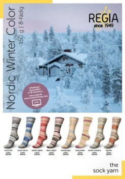 8-fach Nordic Winter Color - REGIA Design Line 8-fädiges Sockengarn - Limited Edition!