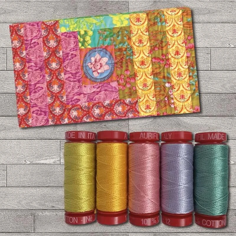 12wt Anna Maria Horner Mini Thread Collection - Kleines Aurifil Garnsortiment "Welcome Home"