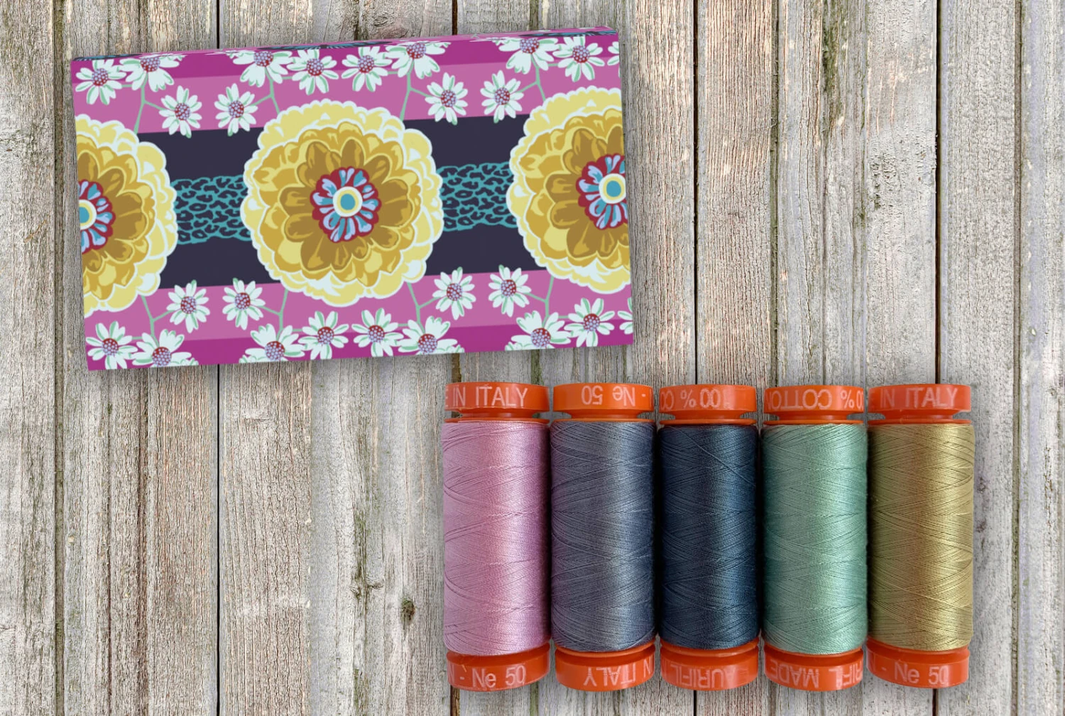 50wt Anna Maria Horner Mini Thread Collection - Kleines Aurifil Garnsortiment "Welcome Home"