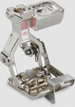 #10D Schmalkantfuß Mit Mittiger Leitschiene - BERNINA Nähmaschinenfuß Anschlagskante - Kantennähfuß / Kantenstepper