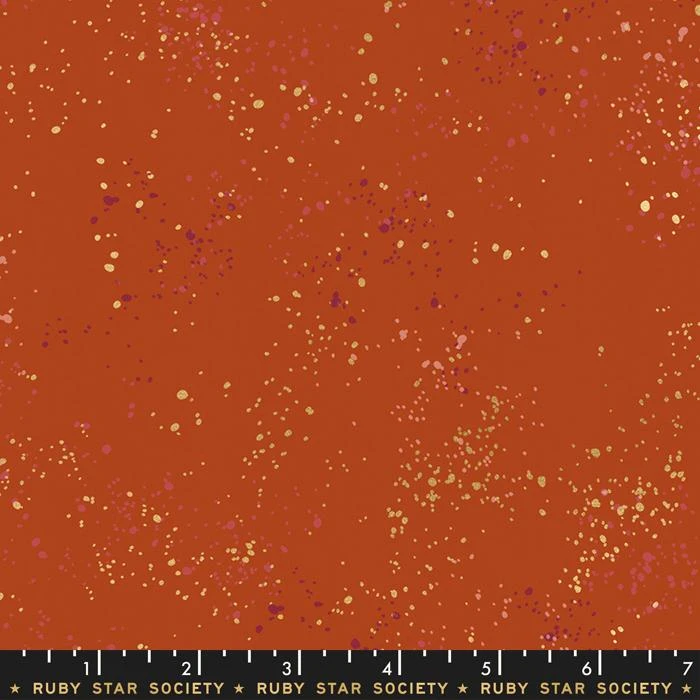 Speckled Cayenne - Roter Ruby Star Society Basicstoff - Rashida Coleman Hale Designerstoff Mit Metallic Akzenten 1 Speckled Cayenne - Roter Ruby Star Society Basicstoff - Rashida Coleman Hale Designerstoff Mit Metallic Akzenten