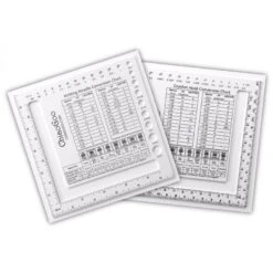 Nadelmaß & Zählrahmen Mit Umrechnungstabelle Für Nadelstärken & Fadenstärken - ChiaoGoo