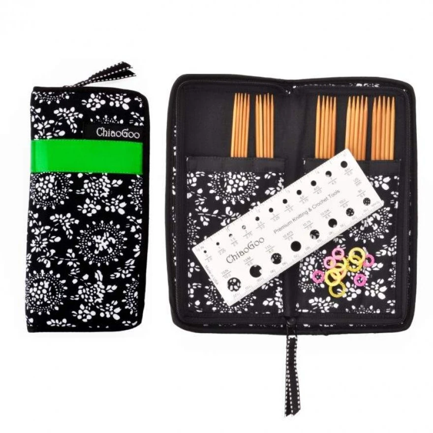 ChiaoGoo Nadelset - Bambus Nadelspiele Patina 15 Cm 1 ChiaoGoo Nadelset - Bambus Nadelspiele Patina 15 Cm