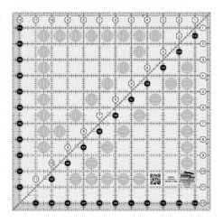 12 1/2" X 12 1/2" Inch-Patchworklineal Quadrat - Creative Grids Non Slip Square Ruler - Quadratisches Rollschneidelineal