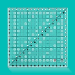 16 1/2" X16 1/2" Inch-Patchworklineal Quadrat - Creative Grids Non Slip Square Ruler - Quadratisches Rollschneidelineal