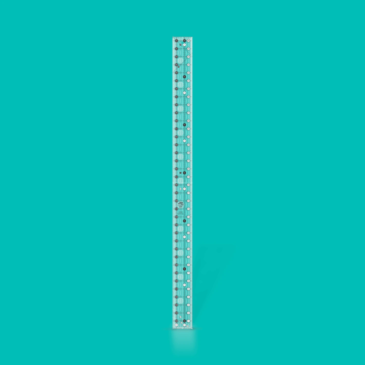 2 1/2" X 36 1/2" Inch-Patchworklineal - Creative Grids Non Slip Ruler - Rollschneidelineal