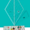 60 Grad Rauten Patchworklineal - 60 Degree Diamond Quilt Ruler - Creative Grids Non Slip Ruler 8 Inches