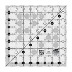 8 1/2" X 8 1/2" Inch-Patchworklineal Quadrat - Creative Grids Non Slip Square Ruler - Quadratisches Rollschneidelineal