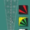 15° Grad Patchworklineal - 15 Degree Triangle Quilt Ruler - Creative Grids Non Slip Ruler Dreieck