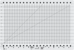 Streifen Patchworklineal - Stripology Ruler - Creative Grids Non Slip Ruler