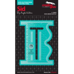Angela Walters Quiltlineal "Sid" - Creative Grids Non Slip Machine Quilting Tool - Rulerwork Maschinenquiltlineal