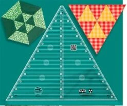 60° Grad Patchworklineal - 60 Degree Triangle Quilt Ruler - Creative Grids Non Slip Ruler 12,5 Inches
