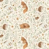ÜBERBREITER RÜCKSEITENSTOFF! Cremefarbener Rehkitzstoff - Cream Little Fawn & Friends By Nina Staizner Collection Kinderstoffe - Dear Stella Patchworkstoffe