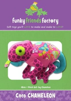 Coco Chameleon - Funky Friends Factory Kuscheltiere / Softies Schnittmuster
