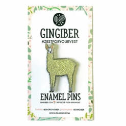 No Drama Llama Anstecker - Alpaca Gingiber Enamel Pins & Buttons