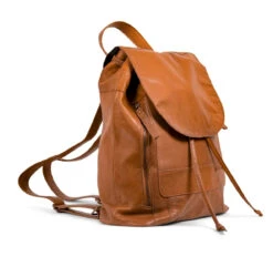Gimo Rucksack - Muud Living - Stricktasche - Whiskey-Braun