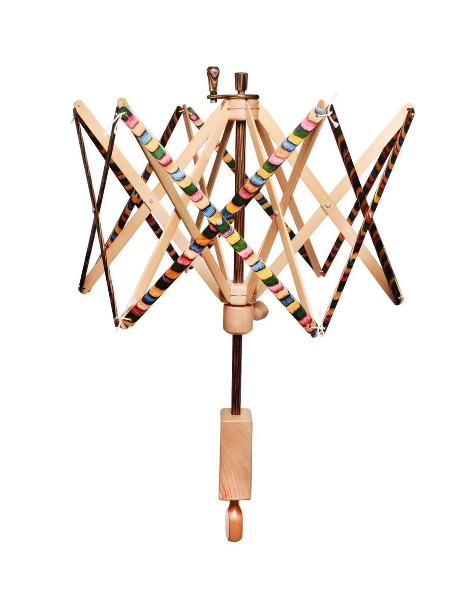 Knit Pro Schirmhaspel Holz / Wollhaspel / Stranghaspel