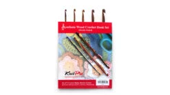 KnitPro Symfonie - Tunesische Doppelhäkelnadeln / Afghanische Doppel-Häkelhaken - SET