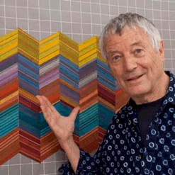 Kaffe Fasset Design Wall Flannell - Flanell Designtuch - Designwand Mit Kästchen