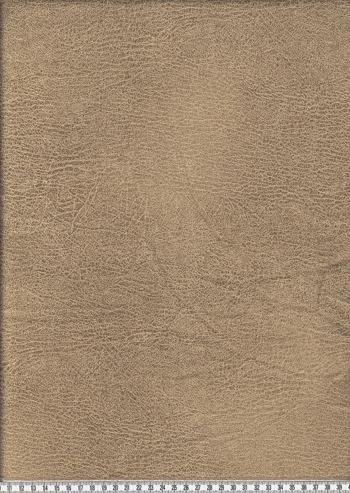 Beige-Meliertes Kunstleder In Antik-Optik - MARO Vintage Lederimitat Meterware