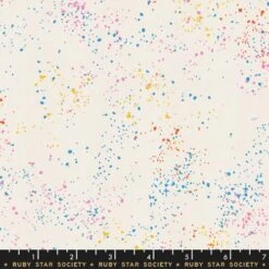 Speckled Multi Confetti - Wollweißgrundiger Ruby Star Society Basicstoff - Rashida Coleman Hale Designerstoff