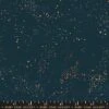 Speckled Teal Navy - Petrolblauer Ruby Star Society Basicstoff - Rashida Coleman Hale Designerstoff Mit Metallic Akzenten