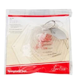 Clover Hexagons Schablonenset - Sew Easy Template Set Für Sechsecken-Technik