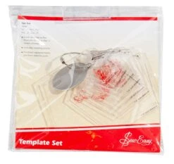 Clover Pentagons Schablonenset - Sew Easy Template Set Für Fünfecken-Technik Und EPP