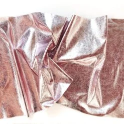 Soft Pink Kunstleder - Schillernder Rosa-Perlmutt-Metallic Soft Vinyl Zuschnitt - Sew Hungry Hippie