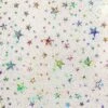 Glitzer-Sternchen Vinyl - Clear Glitter Stars Zuschnitt - Sew Hungry Hippie