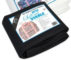 SCHWARZ! Soft & Stable Stabilisator Black - Taschenvlies By Annie's - 72 X 58 Inches SB-Packung XXL JUMBO!