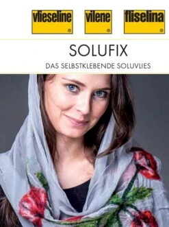 Solufix - Selbstklebendes, Fixierbares, Wasserlösliches Stickvlies - 45cm X 25m Rolle