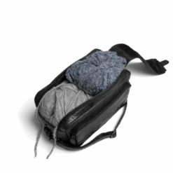 Stavanger Ledertasche - Muud Living - Stricknadeletui & Häkelbeutel - Schwarz