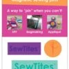 SewTites Mixer - Magnetic Sewing Pins - 15er Set - 5x Originals / Minis / Dots Nähmagnete