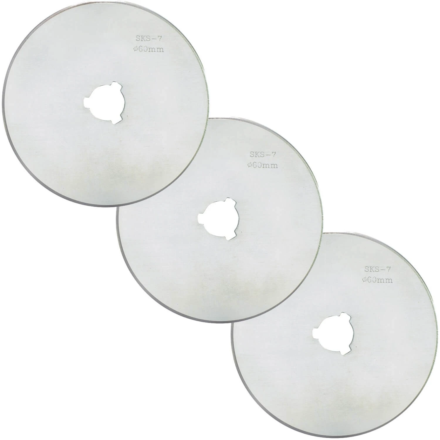 SPARPAKET! 60mm Rollschneider Ersatzklingen - 3er Pack Rollschneiderklingen