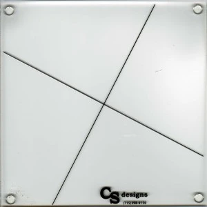 Twister Pinwheel - 8" Flic Flac Lineal Schablone + Anleitung