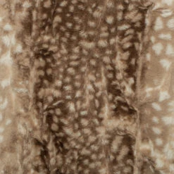 Luxuriöser Kunstpelz RehkitzFellimitat - Cappuccino Fawn Luxe Cuddle Fellstoff - Webpelz Kunstfell
